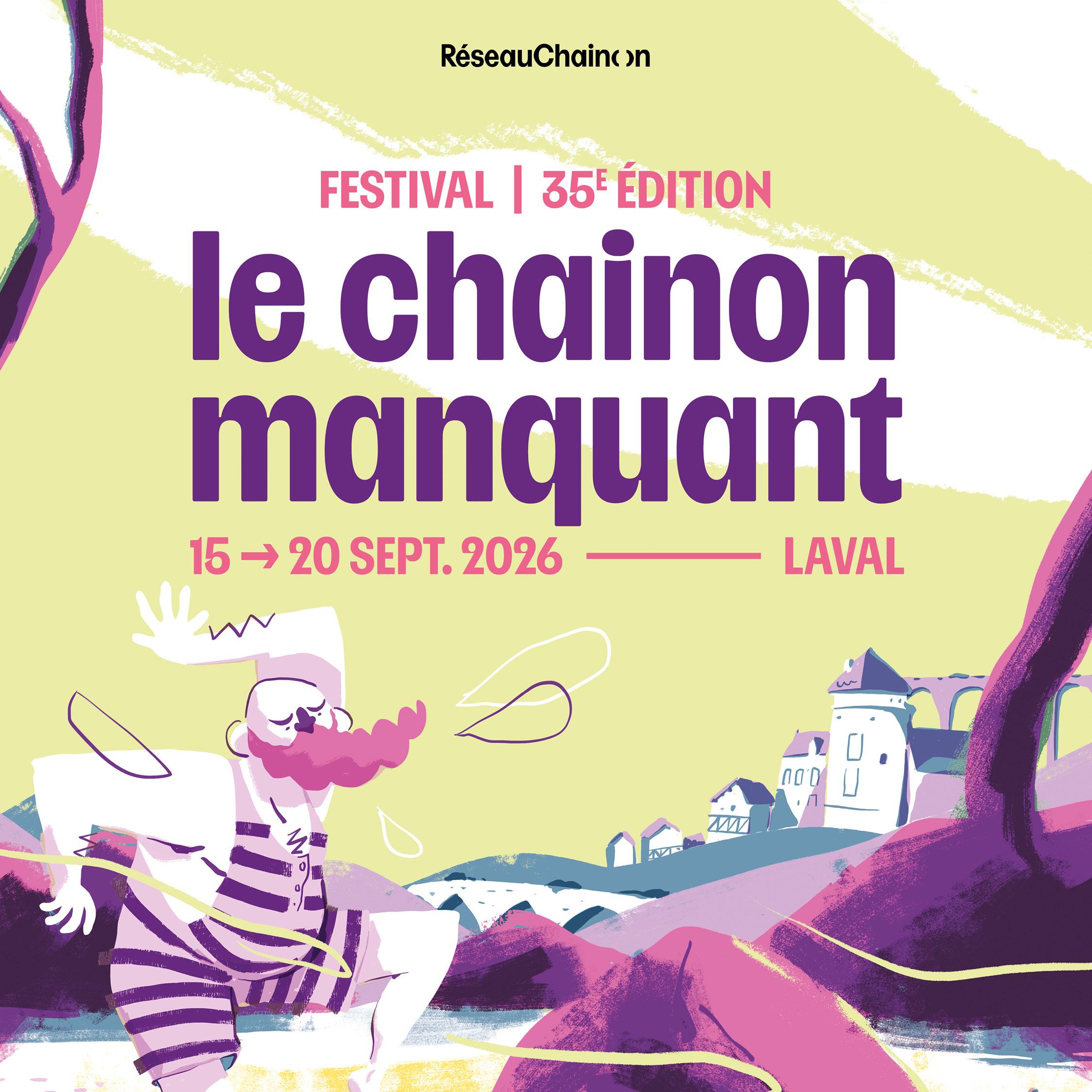 Personnage farfelu, public extraordinaire, Mayenne enchantée, couleurs chatoyantes... Cette année, c'est Loïc Gosset qui a imaginé le visuel du cru 2026. Auteur, illustrateur et graphiste, Loïc développe depuis plusieurs année un univers narratif riche, joyeux et coloré.
